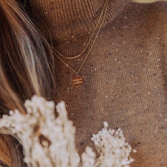 Present | Perfect Peace Pendant Charm Necklace - Picture 8 of 15